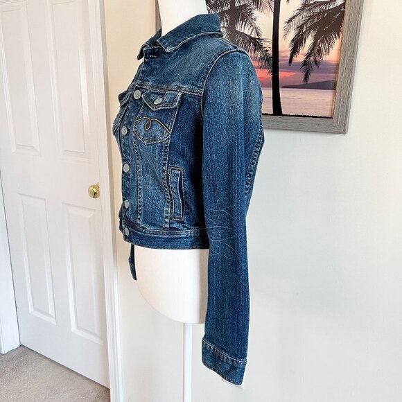 Women's American Rag Blue Denim Jacket | Button Up | Medium Wash | Size Medium - Picture 4 of 7